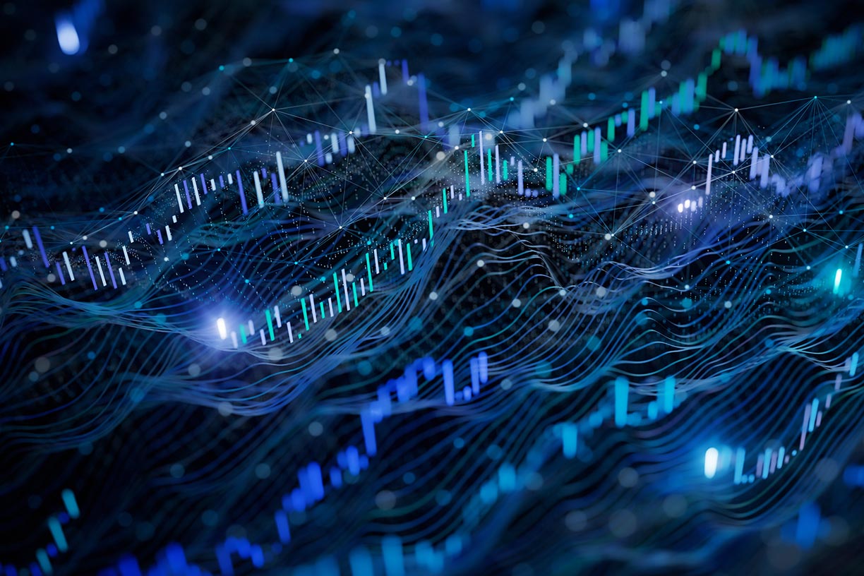 Upward flowing chart