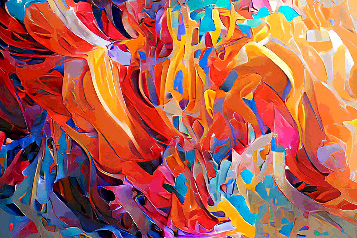 Colorful abstract playground