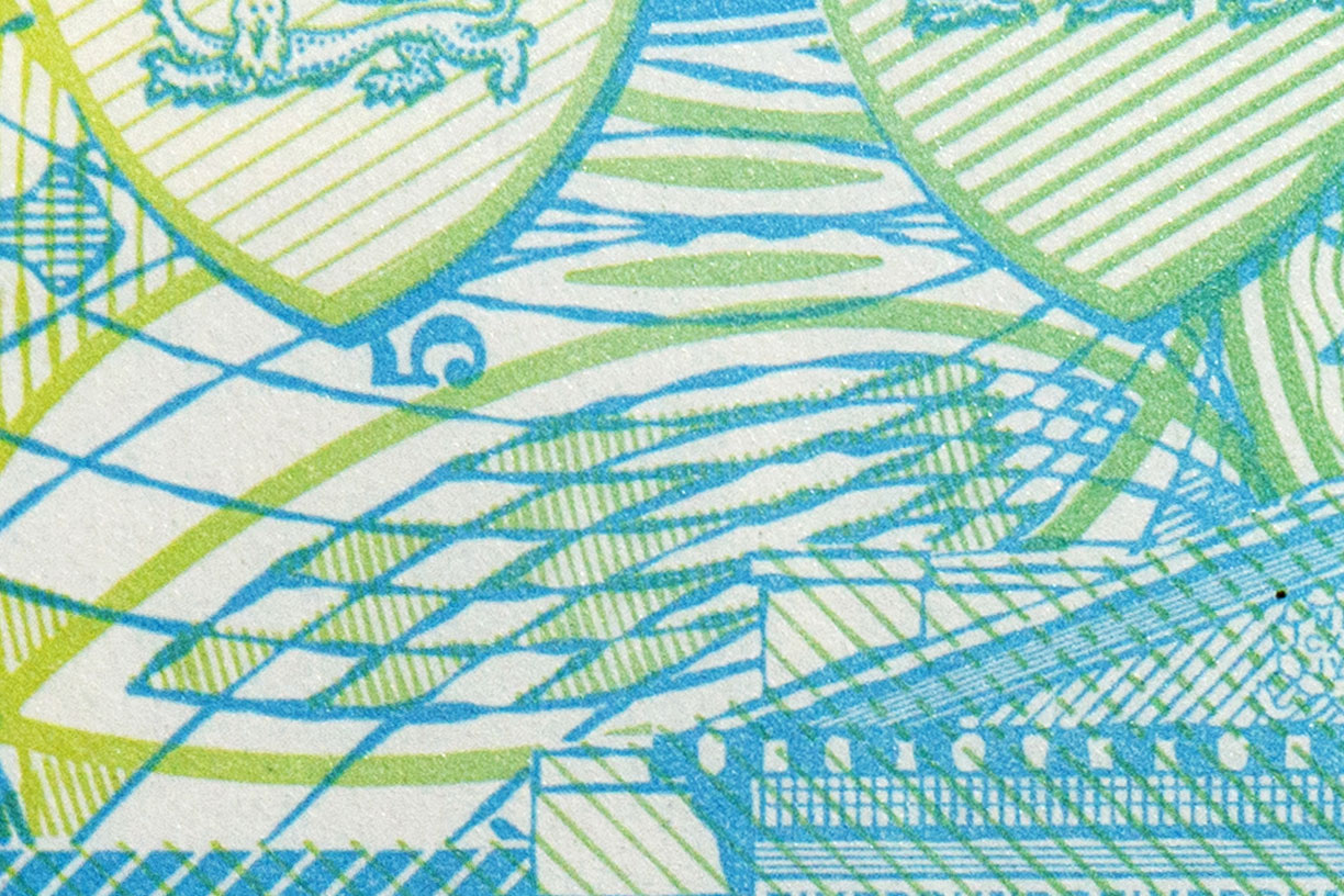 closeup of currency
