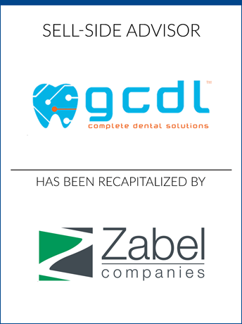 tombstone - sell-side transaction Golden Ceramic Dental Lab