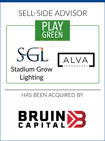 tombstone - sell-side transaction PlayGreen