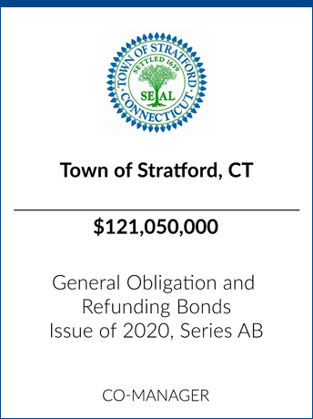 tombstone - transaction Town of Stratford logo